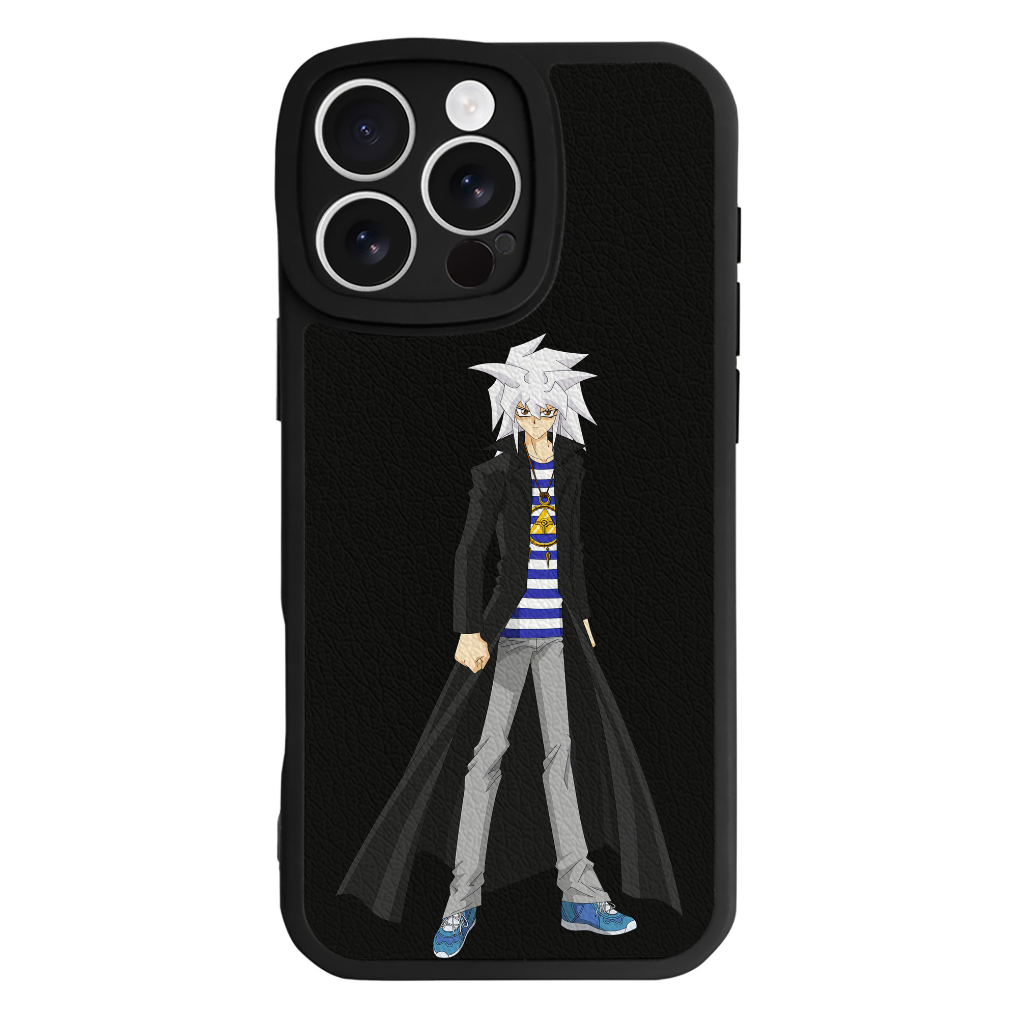 遊☆戯☆王 Yu-Gi-Oh! 【iPhone 16シリーズ対応】シリコンスマホケース（レザー調） 材質：シリコン
